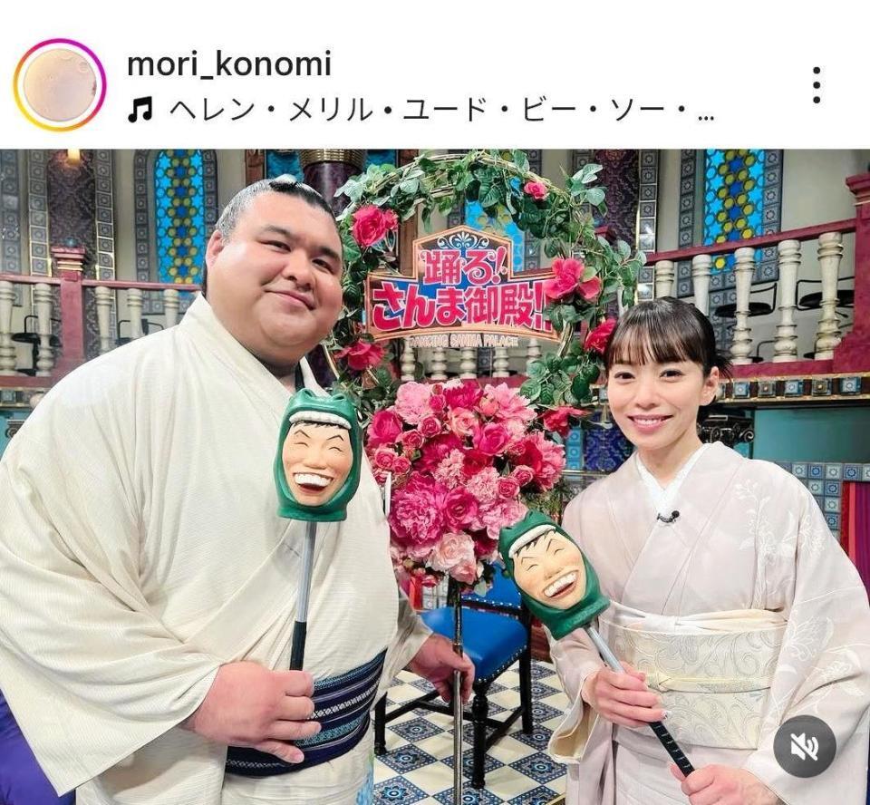 杜このみのインスタグラム（＠ｍｏｒｉ＿ｋｏｎｏｍｉ）から