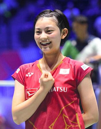 女子シングルスで３回戦に進んだ宮崎友花＝２０２５年８月（共同）