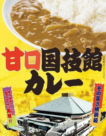 「甘口国技館カレー」のイメージ画像（日本相撲協会提供）