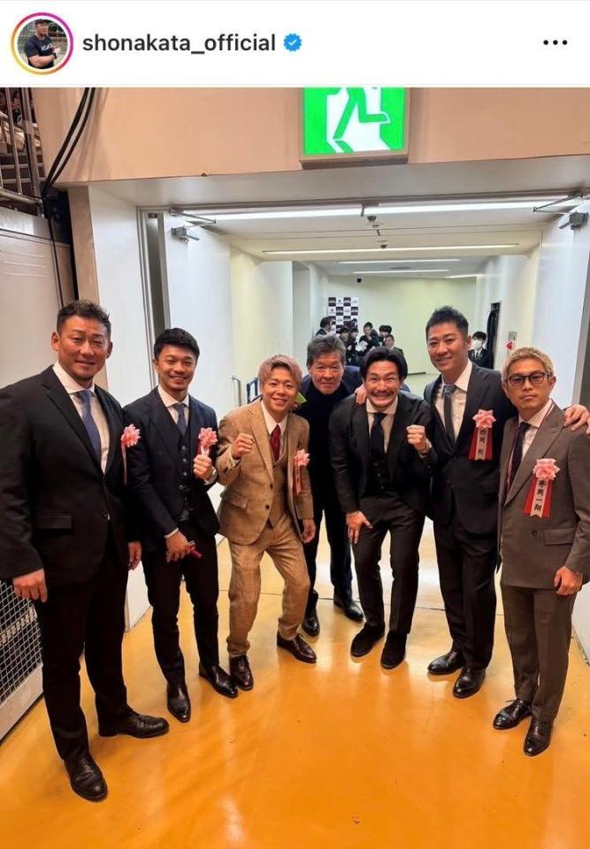 中田翔氏インスタグラム（ｓｈｏｎａｋａｔａ＿ｏｆｆｉｃｉａｌ）より