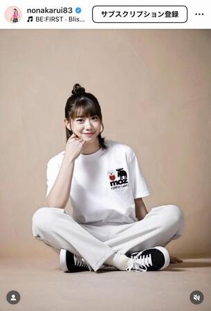 野中瑠衣のインスタグラム＠ｎｏｎａｋａｒｕｉ８３より