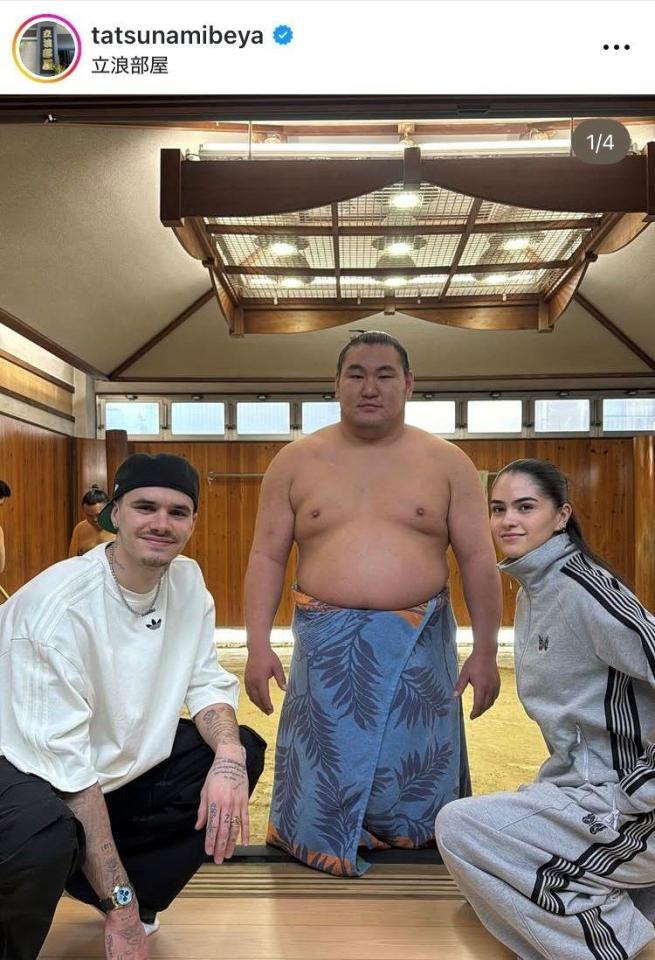 立浪部屋インスタグラム（ｔａｔｓｕｎａｍｉｂｅｙａ）より