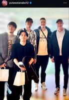 渡辺雄太インスタグラム（ｙｕｔａｗａｔａｎａｂｅ１２）より