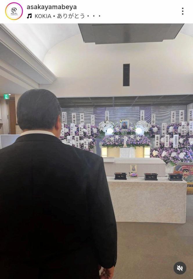 　浅香山部屋の公式インスタグラム（ａｓａｋａｙａｍａｂｅｙａ）より