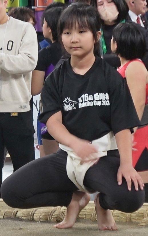 白鵬杯に出場した白鵬眞結羽さん
