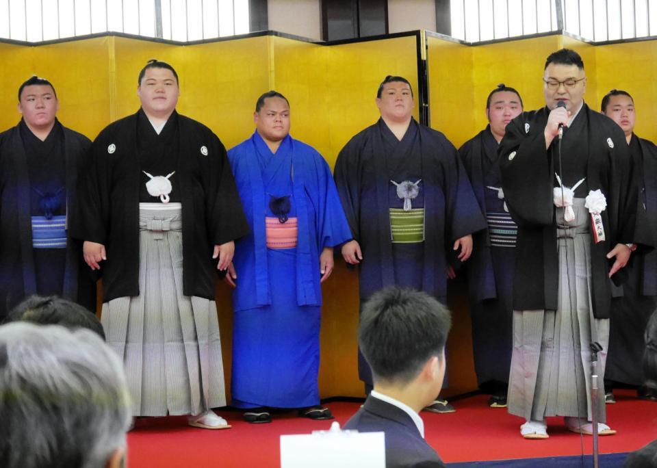 夢道鵬、王鵬、大嶽親方