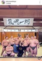 　立浪部屋のインスタグラム（ｔａｔｓｕｎａｍｉｂｅｙａ）より