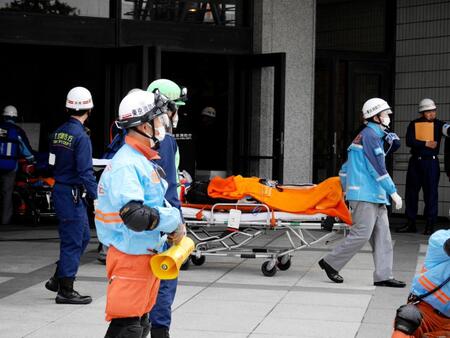 救急訓練の様子