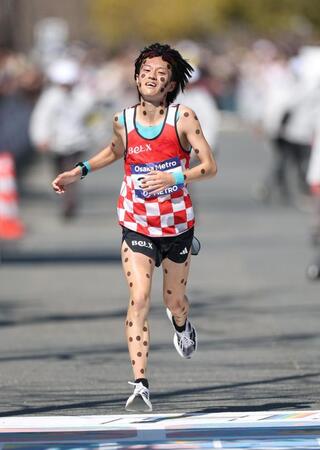 ゴールする吉田響（撮影・中田匡峻）