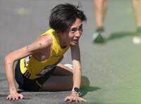 日本人トップでゴールした平林清澄（撮影・中田匡峻）