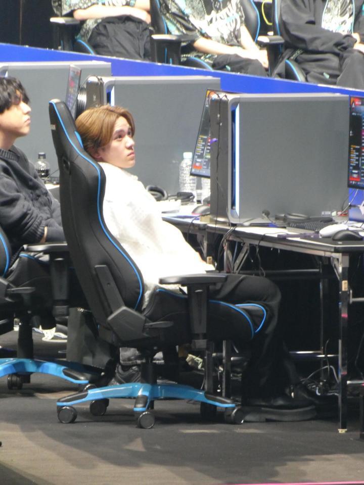 イベントに参加する宇野昌磨さん＝京王アリーナＴＯＫＹＯ