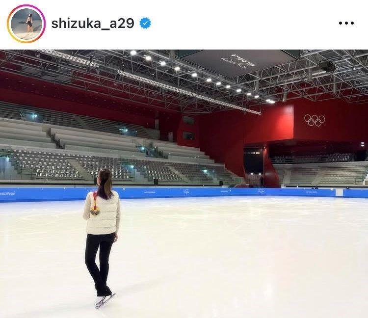 荒川静香さんインスタグラム（ｓｈｉｚｕｋａ＿ａ２９）より