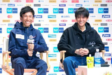 大迫らが東京マラソンに意気込み　新旧記録保持者がイベントに参加