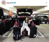 　アリサ・リュウのインスタグラム（ａｌｙｓａｘｌｉｕ）より