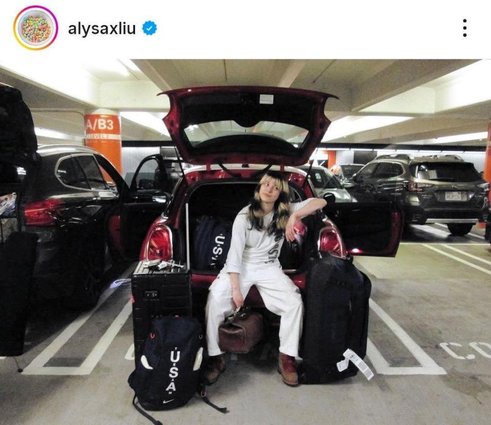 　アリサ・リュウのインスタグラム（ａｌｙｓａｘｌｉｕ）より