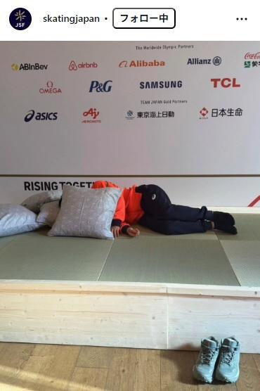 日本スケート連盟のインスタグラム（＠ｓｋａｔｉｎｇｊａｐａｎ）より
