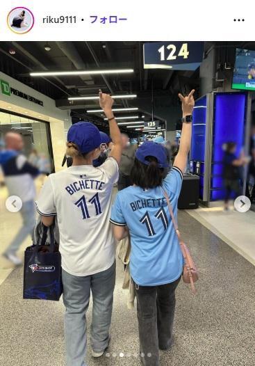 三浦璃来のインスタグラム（＠ｒｉｋｕ９１１１）より