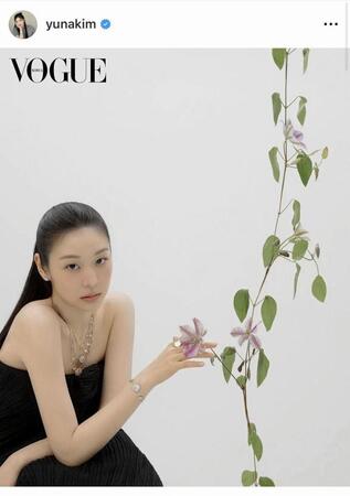 キム・ヨナさんのインスタグラム＠ｙｕｎａｋｉｍより