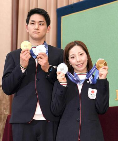 　世界選手権欠場を発表したペアの木原龍一（左）、三浦璃来