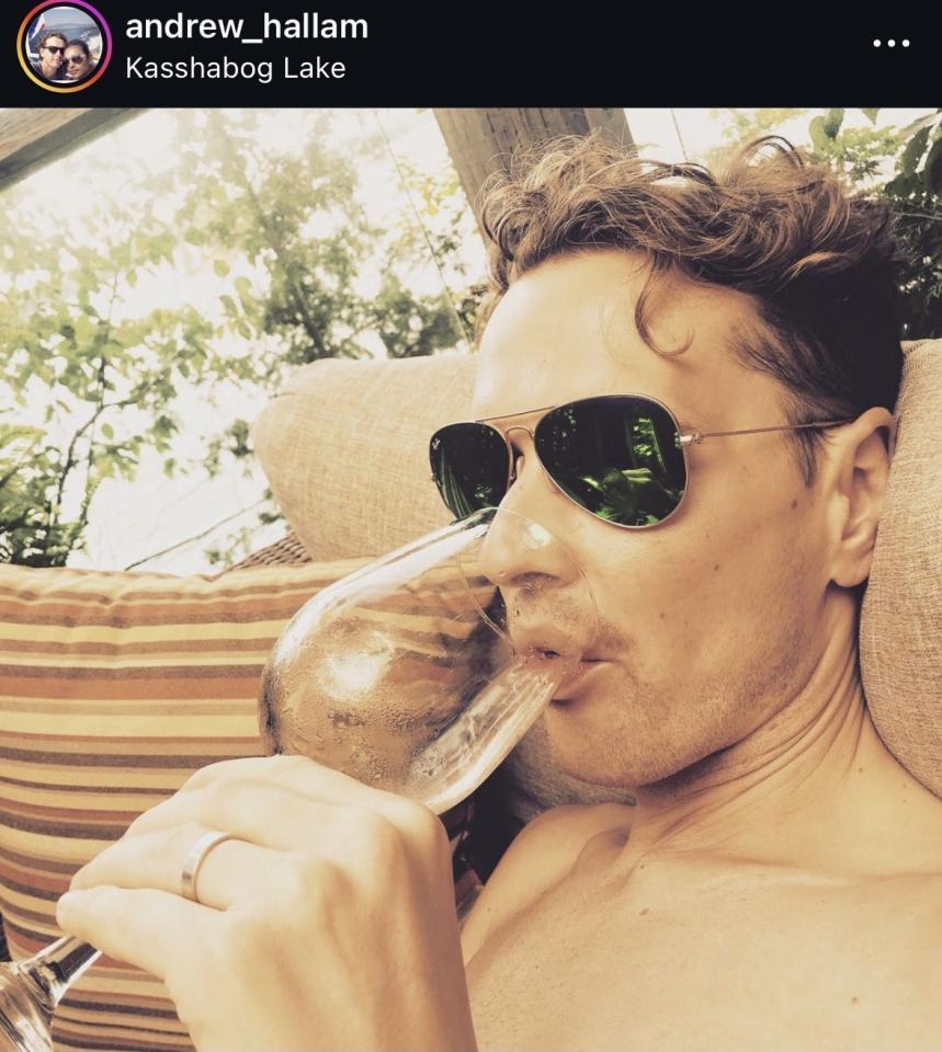 アンドリュー・ハラムさんのインスタ　ａｎｄｒｅｗ＿ｈａｌｌａｍより