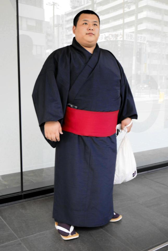 新弟子検査を終えた川副楓馬＝大阪市内