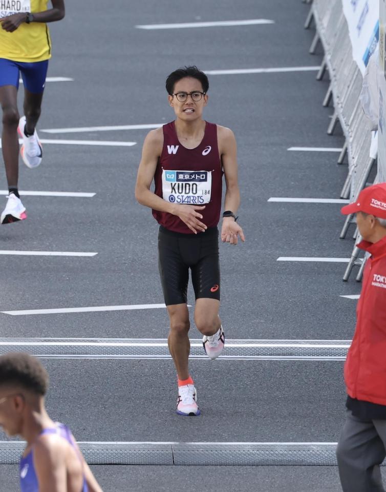 ゴールする工藤慎作