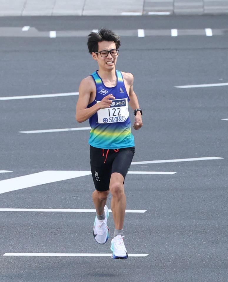 ゴールする橋本龍一（撮影・石井剣太郎）