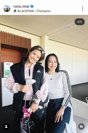 今井月さんのインスタグラム（＠ｒｕｎａ＿ｉｍａｉ）から