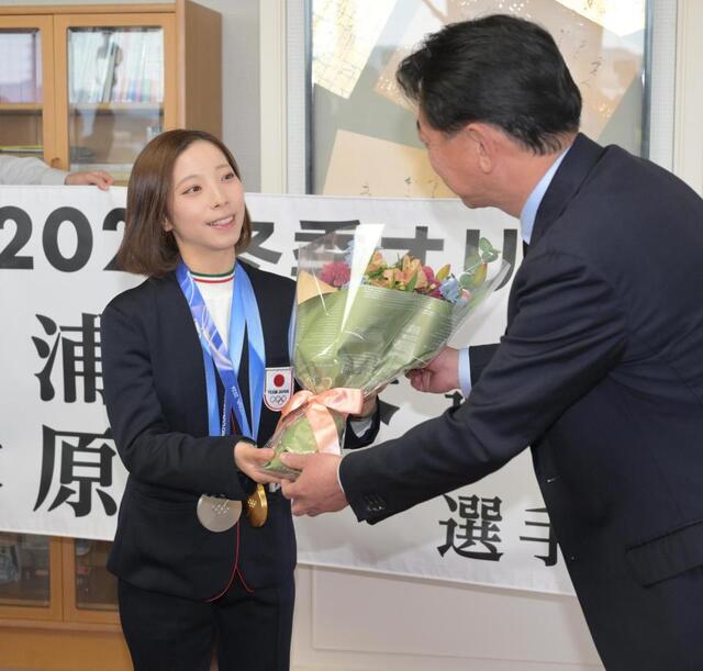 りくりゅう三浦璃来が故郷宝塚市凱旋