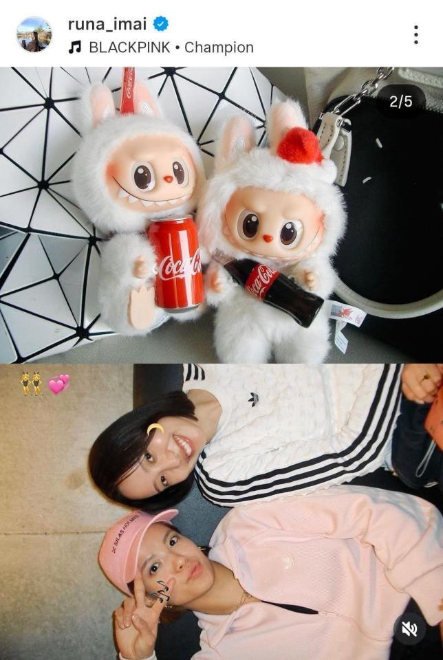 今井月さんのインスタグラム（＠ｒｕｎａ＿ｉｍａｉ）から