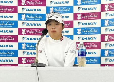開幕前の会見に応じた昨年の年間女王・佐久間朱莉