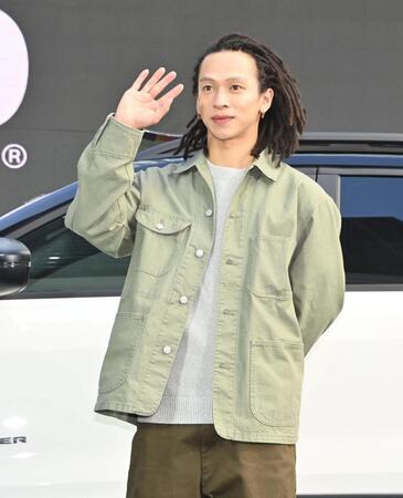 「新型Ｊｅｅｐ］」プレス発表会に登場したＪｅｅｐブランドアンバサダーの平野歩夢（撮影・持木克友）