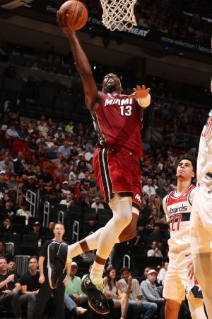 ＮＢＡヒートのアデバヨ８３得点　歴代２位、ウィザーズ戦