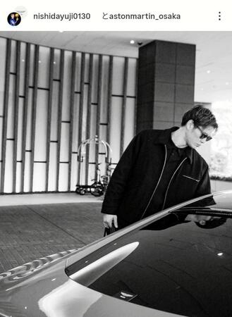 　西田有志のインスタグラム（ｎｉｓｈｉｄａｙｕｊｉ０１３０）より