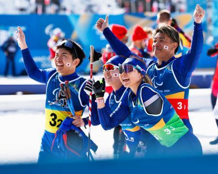 アルペン村岡は回転１回目７位　オープンリレー日本は７位