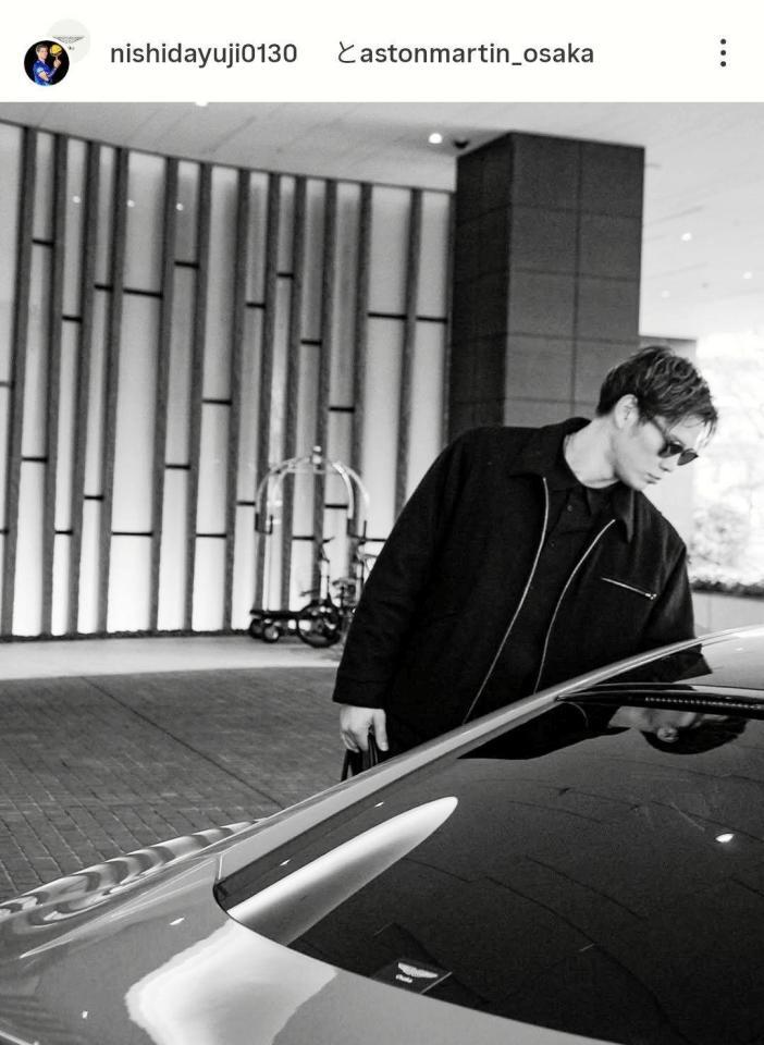 　西田有志のインスタグラム（ｎｉｓｈｉｄａｙｕｊｉ０１３０）より