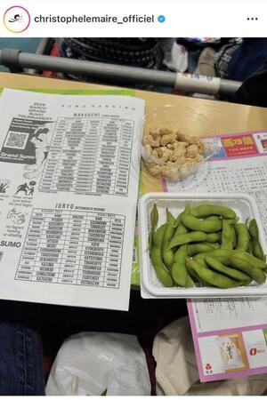 クリストフ・ルメールのインスタグラム＠ｃｈｒｉｓｔｏｐｈｅｌｅｍａｉｒｅ＿ｏｆｆｉｃｉａｌより