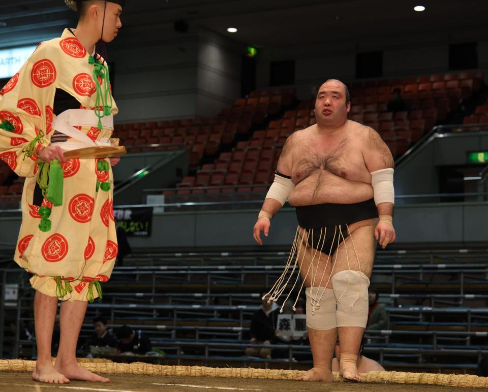 潮来桜を下し、２勝目を挙げた森麗（撮影・坂部計介）