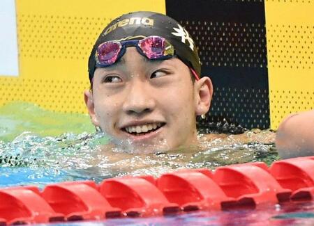 競泳１００ｍ平泳ぎで高校２年生の１７歳、大橋信が衝撃の日本新　従来記録を８年ぶり更新も「タイムが思ってたのと違う。まだ出したい」