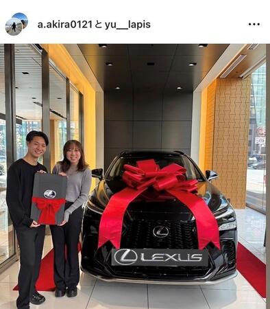 赤崎暁インスタグラム（ａ．ａｋｉｒａ０１２１）より