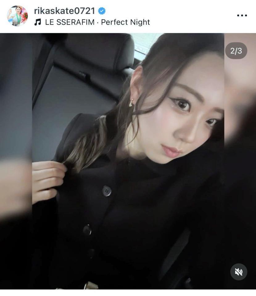 紀平梨花のインスタグラム＠ｒｉｋａｓｋａｔｅ０７２１より