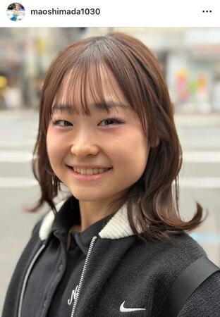島田麻央インスタグラム（ｍａｏｓｈｉｍａｄａ１０３０）より
