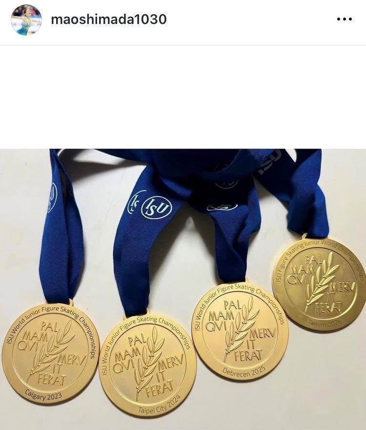 島田麻央インスタグラム（ｍａｏｓｈｉｍａｄａ１０３０）より