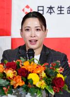 記者会見で現役引退を表明した、柔道のカナダ代表としてパリ五輪女子57キロ級で金メダルを獲得した出口クリスタ