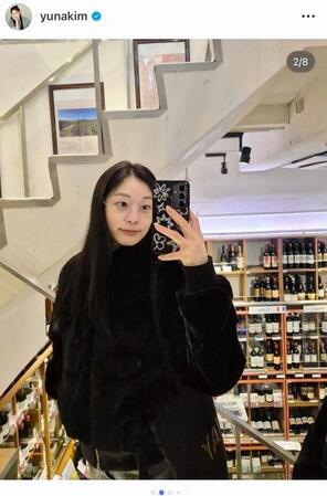 キム・ヨナのインスタグラム＠ｙｕｎａｋｉｍより