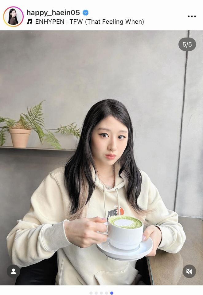 イ・ヘインのインスタグラム＠ｈａｐｐｙ＿ｈａｅｉｎ０５より