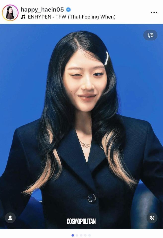 イ・ヘインのインスタグラム＠ｈａｐｐｙ＿ｈａｅｉｎ０５より