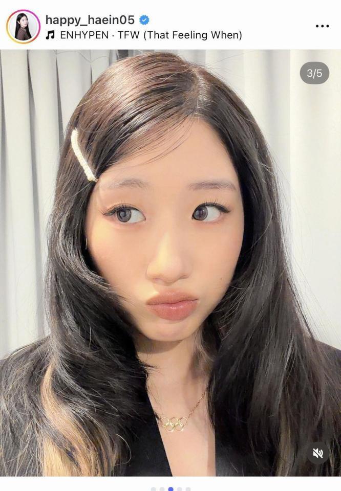 イ・ヘインのインスタグラム＠ｈａｐｐｙ＿ｈａｅｉｎ０５より