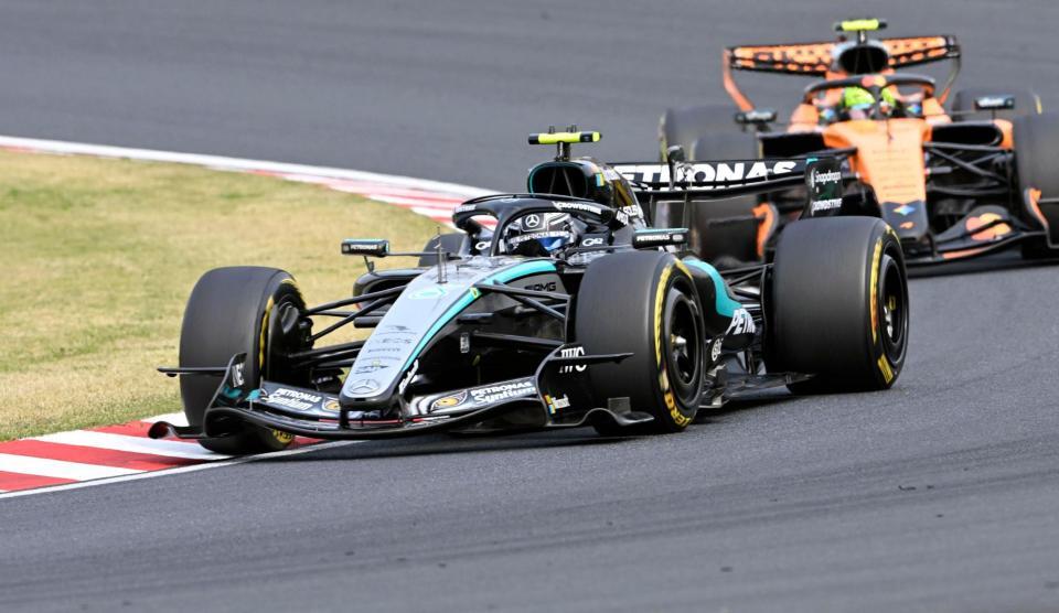 今季２勝目を挙げたメルセデスのキミ・アントネッリ＝鈴鹿サーキット