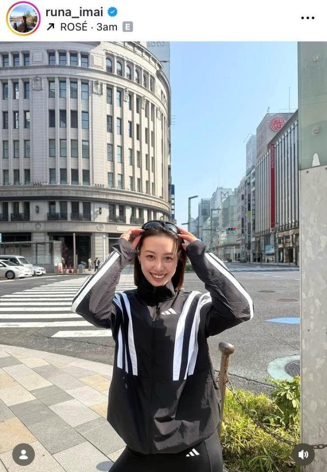 今井月さんインスタグラム（ｒｕｎａ＿ｉｍａｉ）より